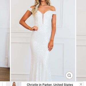 Wedding dress/ rehearsal